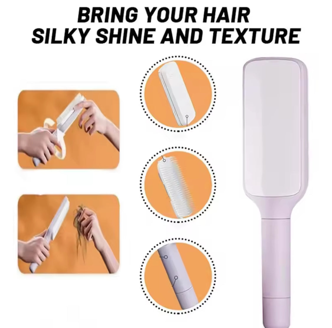 Self-Clean Hair Brush – features overview